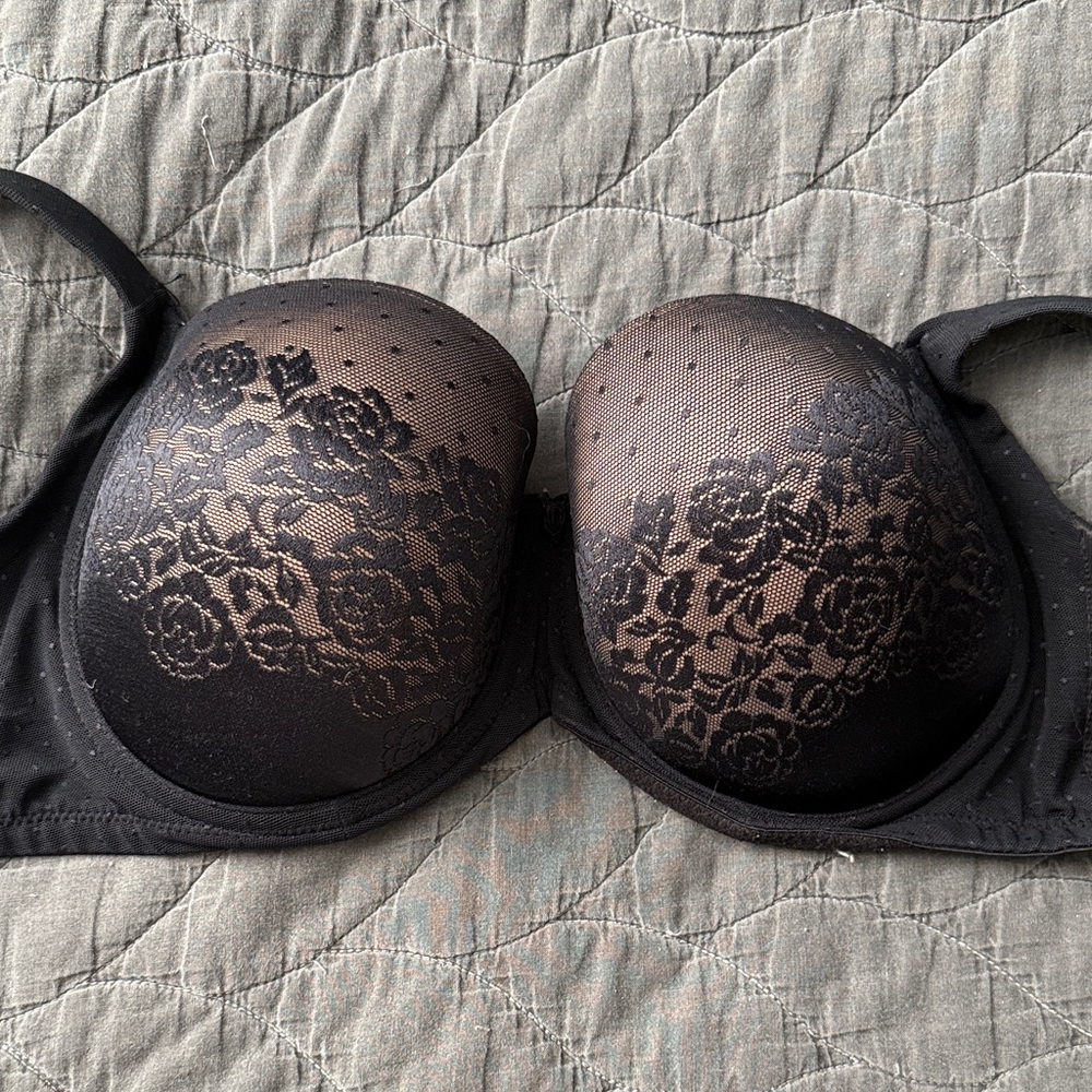 Soma Black Stunning Support Full Coverage Bra